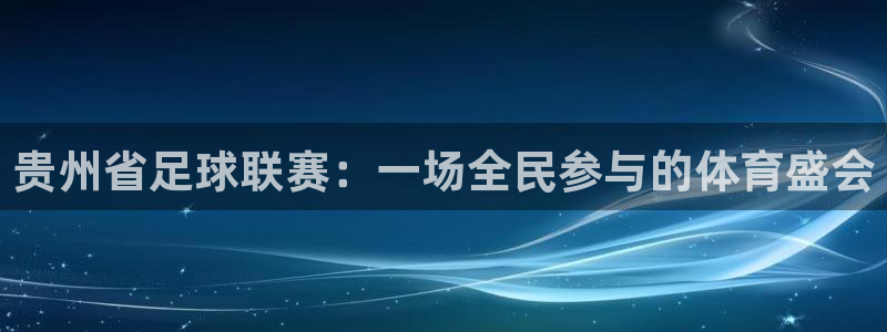 贵州省足球联赛：一场全民参与的体育盛会