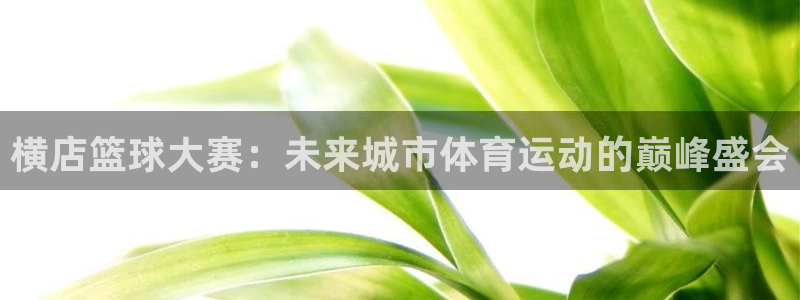  横店篮球大赛：未来城市体育运动的巅峰盛会